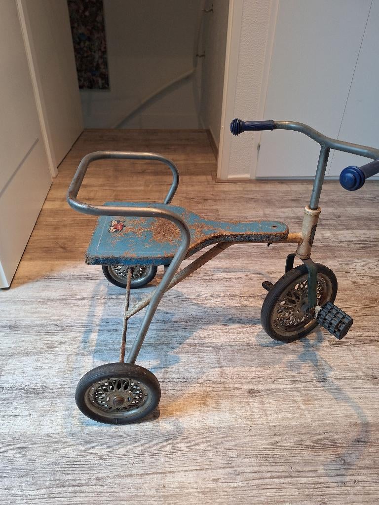 vintage driewieler, Ophalen