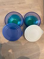 2 Tupperware bakjes met deksel, Ophalen of Verzenden, Gebruikt, Wit, Bak of Kom