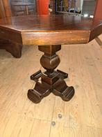 Massief houten bijzettafel - Stevig en uniek!, Huis en Inrichting, Tafels | Bijzettafels, 45 tot 60 cm, Minder dan 55 cm, Gebruikt