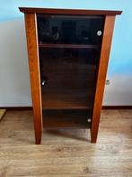 kersenhouten vitrinekast, Huis en Inrichting, Kasten | Vitrinekasten, Ophalen, Gebruikt, 100 tot 150 cm, 50 tot 100 cm