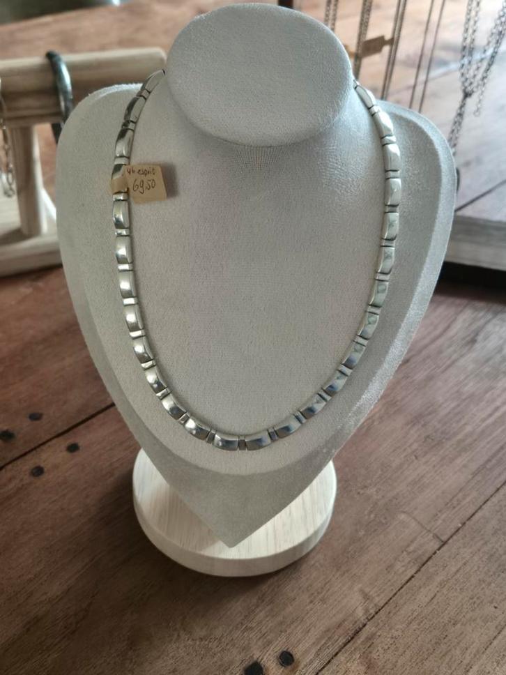 Zilveren Esprit Collier 44 cm, Sieraden, Tassen en Uiterlijk, Kettingen, Zo goed als nieuw, Zilver, Zilver, Ophalen of Verzenden