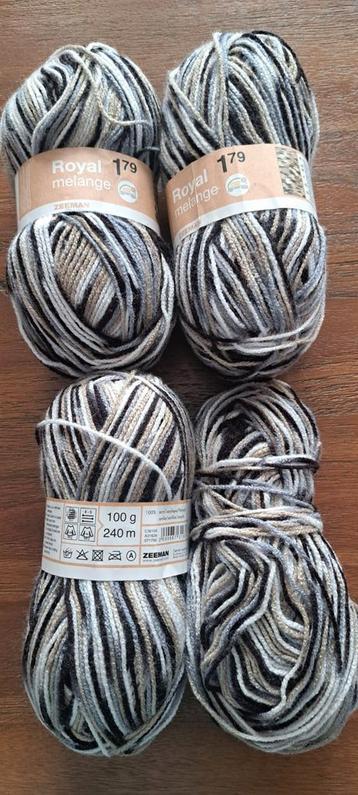 Zeeman Royal Melange Wol - 3 Bollen beschikbaar voor biedingen