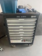 Sonic gereedschapwagen gevuld, Ophalen, Gevuld, Gebruikt