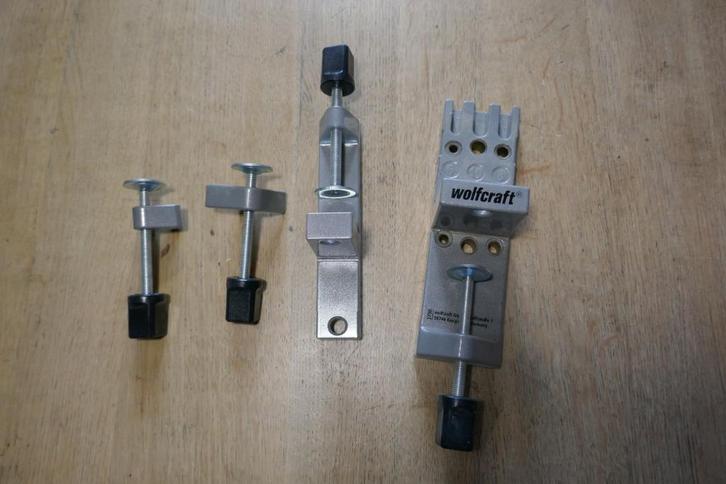 Wolfcraft universele houtdeuvelset deuvelmal, Doe-het-zelf en Verbouw, Gereedschap | Handgereedschap, Zo goed als nieuw, Ophalen of Verzenden