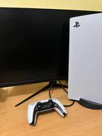 Sony PlayStation 5 825gb met controller en 145hz msi monitor, Spelcomputers en Games, Ophalen of Verzenden, Playstation 5, Zo goed als nieuw