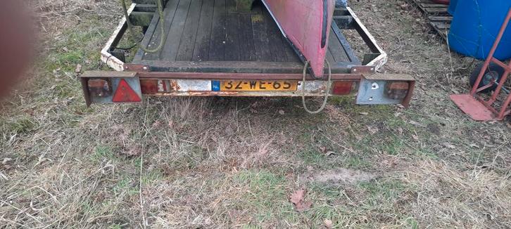 tandemasser aanhanger, Auto diversen, Aanhangers en Bagagewagens, Gebruikt, Ophalen