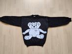 Zwarte damestrui, trui dames met knuffel beer erop maat 38, Kleding | Dames, Ophalen of Verzenden, Zo goed als nieuw, Maat 38/40 (M)
