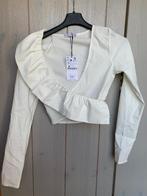 Stradivarius top, Kleding | Dames, Tops, Wit, Ophalen of Verzenden, Zo goed als nieuw, Lange mouw