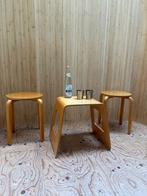 Vintage Benjamin table ikea, vintage frosta krukken ikea set, Huis en Inrichting, Krukjes, Ophalen, Hout
