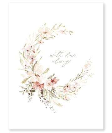 Kinderposter Bloemen Aquarel Lilipinso beschikbaar voor biedingen