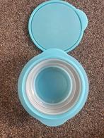 Tupperware inklapbaar en afsluitbaar bakje, Ophalen of Verzenden, Gebruikt, Blauw, Bak of Kom
