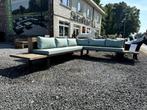 Showroomuitverkoop Lounge bank - inclusief kussens, 6 zitplaatsen, Steigerhout, Ophalen of Verzenden, Zo goed als nieuw