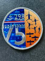 75 jaar 298 squadron patch, Ophalen of Verzenden, Zo goed als nieuw, Patch, Badge of Embleem