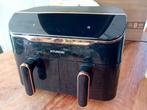 hyundai airfryer duo 8 liter, Witgoed en Apparatuur, Airfryers, Ophalen of Verzenden, Gebruikt