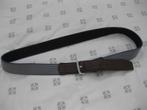 Blauw met bruine riem, 100 cm, Kleding | Heren, Riemen en Ceinturen, 95 tot 105 cm, Overige kleuren, Ophalen of Verzenden, Zo goed als nieuw