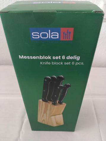 Sola messenset blok plus 5 messen nieuw  beschikbaar voor biedingen