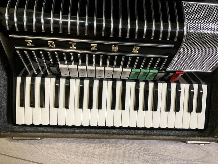 Hohner Electravox Elektrische Accordeon, Muziek en Instrumenten, Accordeons, Gebruikt, Toetsaccordeon, Hohner, Met koffer, Met riemen