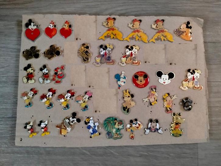 Mickey Minnie Mouse Disney pins set parc park Euro 1, Verzamelen, Speldjes, Pins en Buttons, Gebruikt, Ophalen of Verzenden