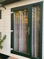 Kunststof Kozijn met Deur - 131x204cm, Doe-het-zelf en Verbouw, Kunststof, Gebruikt, 120 cm of meer, Ophalen of Verzenden