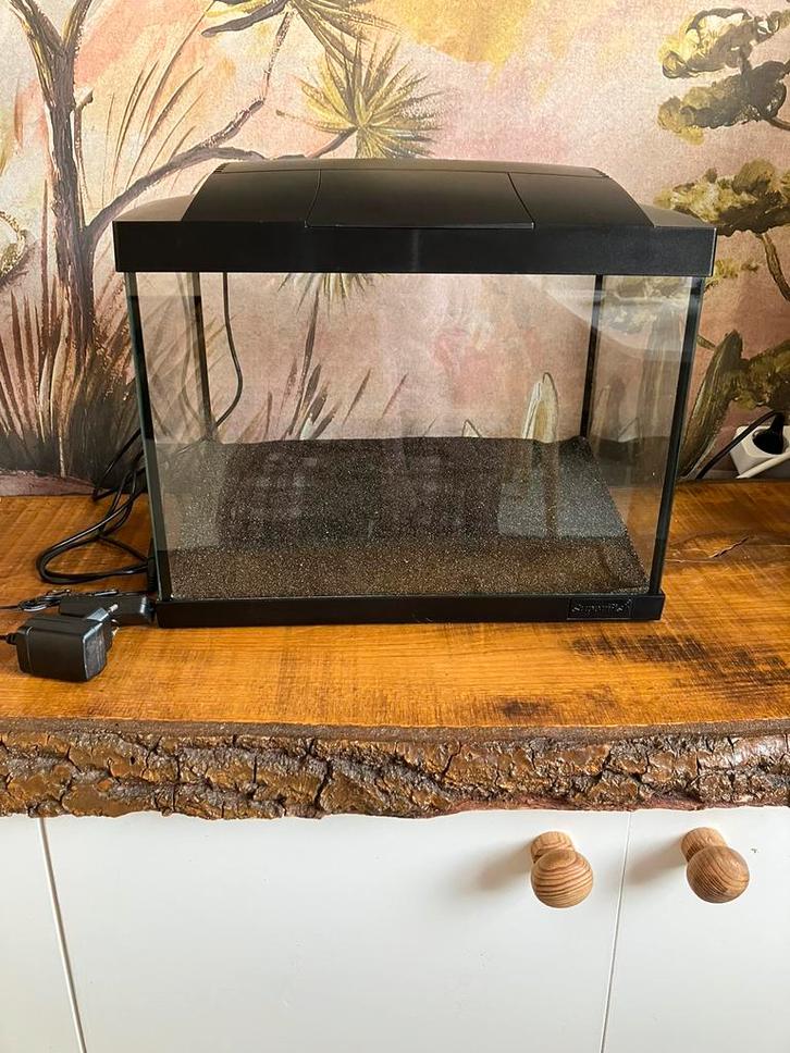 Superfish 20 met inrichting compleet, Dieren en Toebehoren, Vissen | Aquaria en Toebehoren, Zo goed als nieuw, Grind, Zand of Voedingsbodem