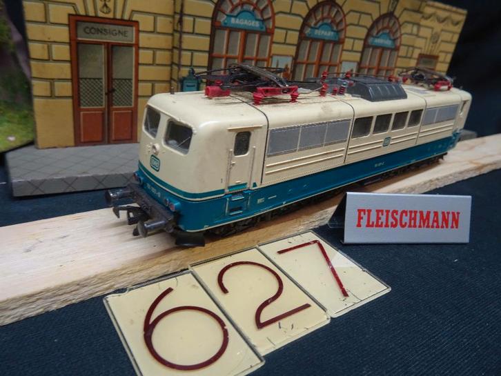 627=Fleischmann 4381 van de Duitse spoorwegen.112, Hobby en Vrije tijd, Modeltreinen | H0, Gebruikt, Locomotief, Gelijkstroom