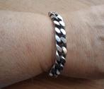 zilveren royale heren gourmet schakel armband [274], Sieraden, Tassen en Uiterlijk, Armbanden, Verzenden, Zo goed als nieuw, Zilver
