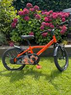 B-twin kinderfiets oranje 16 inch, Fietsen en Brommers, Fietsen | Kinderfietsjes, Ophalen, Gebruikt, 16 tot 20 inch, BTWIN