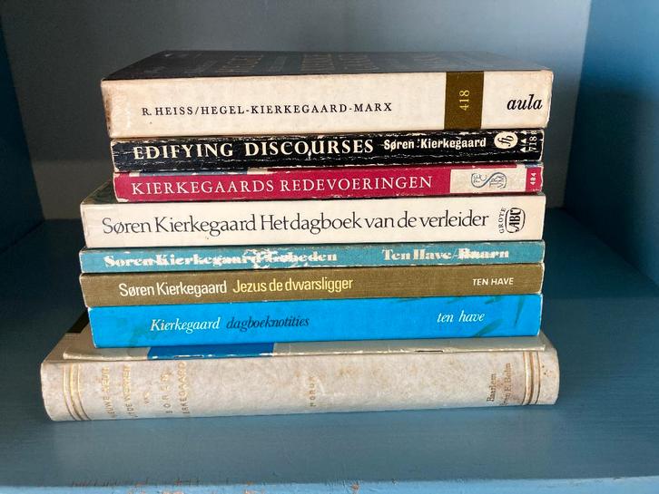 Soren Kierkegaard collectie filosofie boeken, Boeken, Filosofie, Gelezen, Wijsbegeerte of Ethiek, Ophalen of Verzenden