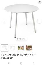 Tuintafel rond, Ophalen, Metaal of Aluminium, Rond, Zo goed als nieuw