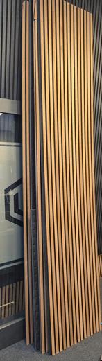 5 x wandpaneel akoestisch 280x60 eiken, Ophalen, Hout