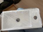 INK Versus Fontein Polystone rechts 36x18x9 cm Glans wit, Ophalen, Zo goed als nieuw