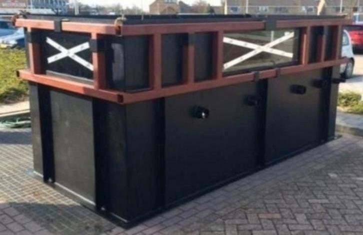 Prachtige Hdpe vijverbak + trommelfilter + JAPANSE KOI !, Tuin en Terras, Vijver-toebehoren, Gebruikt, Vijverbak, Ophalen