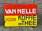 Emaille reclamebord van Van Nelle Koffie Thee, Ophalen of Verzenden, Gebruikt, Reclamebord
