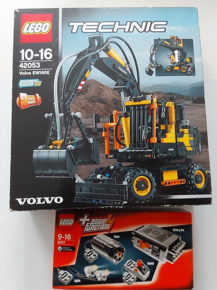 Lego Technic 42053 Volvo EW 160 E🆕+Lego 8293 Battery Box🆕, Kinderen en Baby's, Speelgoed | Duplo en Lego, Nieuw, Lego, Complete set