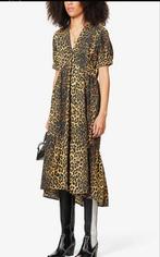 Ganni style leopard dress maat 38, Topshop, Maat 38/40 (M), Onder de knie, Zo goed als nieuw