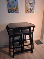 Tafel met 2 stoelen Ikea tybyn, Ophalen of Verzenden, Gebruikt, Bureau