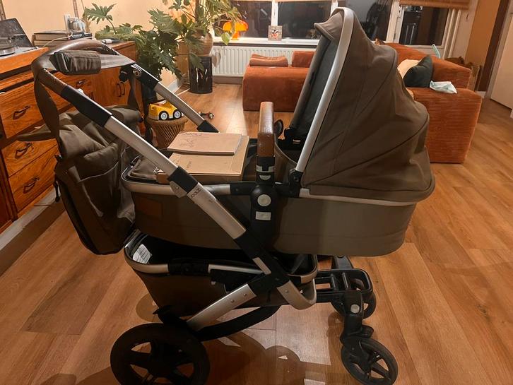 Joolz Geo 2 groen met uitbreiding, Kinderen en Baby's, Kinderwagens en Combinaties, Zo goed als nieuw, Kinderwagen, Overige merken