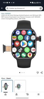 Smartwatch GSM met Camera - WhatsApp, YouTube, Facebook, Ophalen, Gebruikt, Zwart, Waterdicht