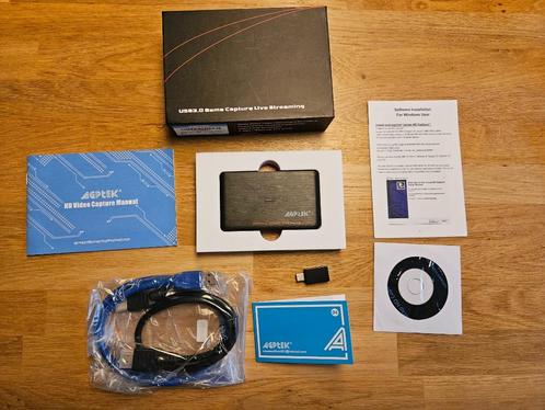 Nieuw, AGPTEK, Game Capture Live Streaming USB3.0, Computers en Software, Desktop Pc's, Nieuw, Ophalen of Verzenden