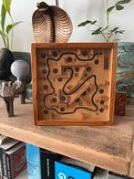 Vintage houten labyrintspel/knikkerdoolhof/balansspel, Ophalen of Verzenden