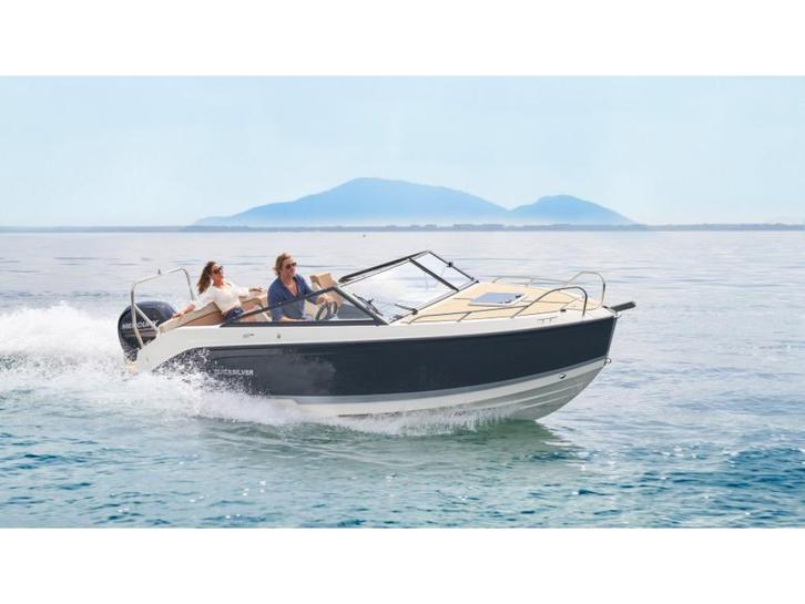 Quicksilver 605 CRUISER VOORJAARSDEAL, Watersport en Boten, Speedboten, Nieuw, 6 meter of meer, Benzine, 120 tot 200 pk, Polyester