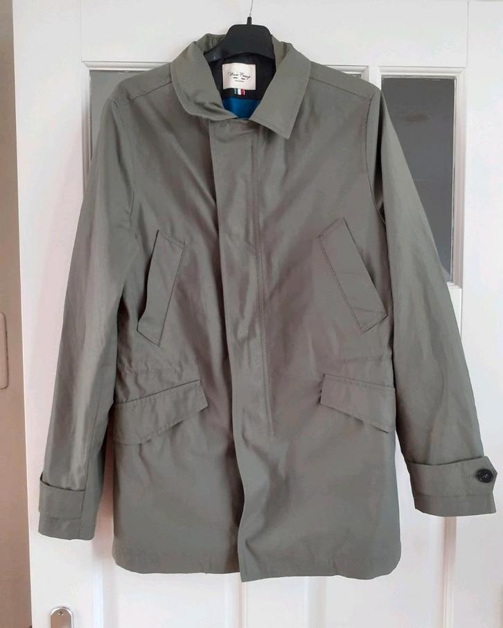 Mario Fiorenzo groene jas in nieuwstaat maat L, Kleding | Heren, Jassen | Zomer, Zo goed als nieuw, Maat 52/54 (L), Groen, Ophalen of Verzenden