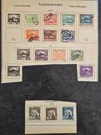 Tsjechoslowakije Postzegels 1918-1937 - Collectie, Ophalen of Verzenden, Buitenland
