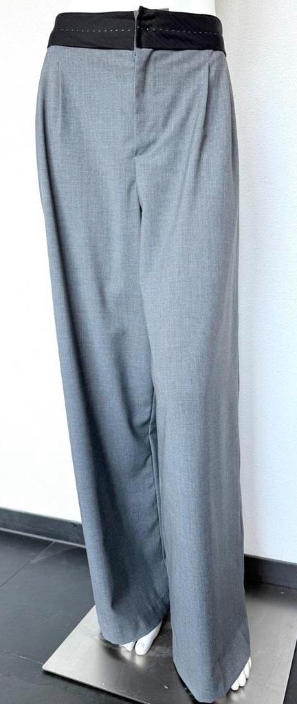 VICOLO MADE IN ITALY PANTALON, GRIJS, M, (NEW €189) 💖💖💖, Kleding | Dames, Broeken en Pantalons, Zo goed als nieuw, Maat 38/40 (M)