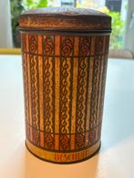 Oud Beschuitblik met Decoratief Motief, Ophalen of Verzenden