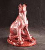 Antiek keramiek beeld van een hond, Antiek en Kunst, Antiek | Keramiek en Aardewerk, Ophalen of Verzenden