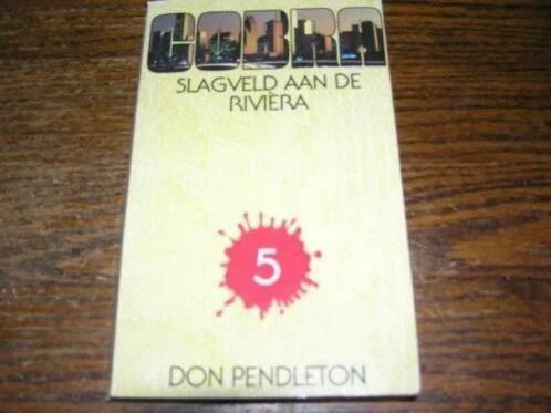 Don Pendleton Cobra- Slagveld aan de Riviéra., Boeken, Detectives, Gelezen, Ophalen of Verzenden