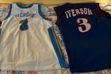 Basketbal shirt Allen Iverson, maat L beschikbaar voor biedingen