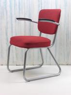 Ahrend De Cirkel buisframe slede kamerstoel, Huis en Inrichting, Stoelen, Ophalen, Metaal, Gebruikt, Drie