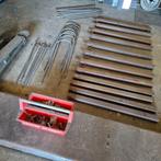 diverse metalen delen voor tuinhek hekwerk IN ÉÉN KOOP, Ophalen of Verzenden, Nieuw, IJzer, Tuinhek